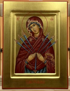 Богородица «Семистрельная» Образец 16 Кубинка