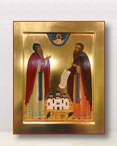 Икона «Антоний и Феодосий Печерские» Кубинка
