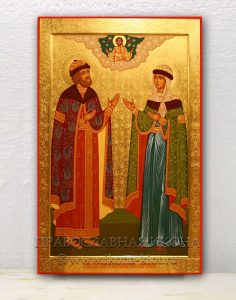 Икона «Петр и Феврония» (образец №10) Кубинка