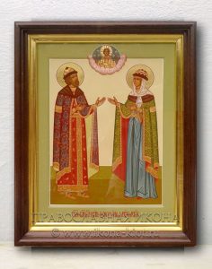 Икона «Петр и Феврония» (образец №24) Кубинка